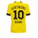Billige Borussia Dortmund Thorgan Hazard #10 Hjemmetrøye Dame 2022-23 Kortermet